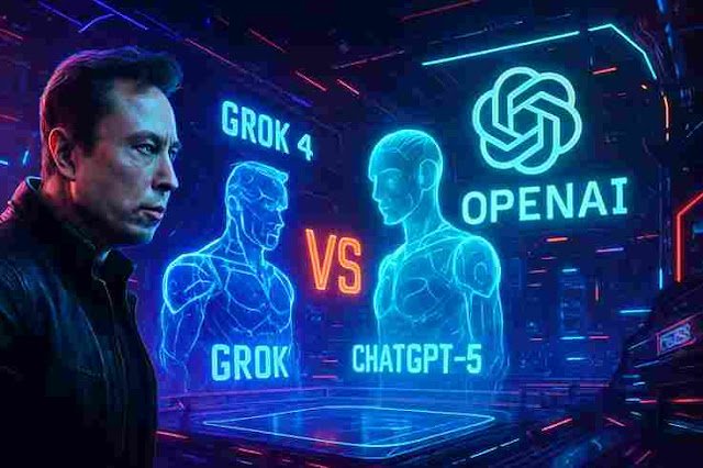 Elon Musk vs OpenAI: The AI Wars Heat Up as Grok 4 Challenges ChatGPT-5 Supremacy